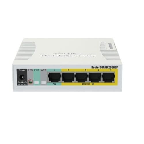 MikroTik RB260GSP (CSS106-1G-4P-1S)